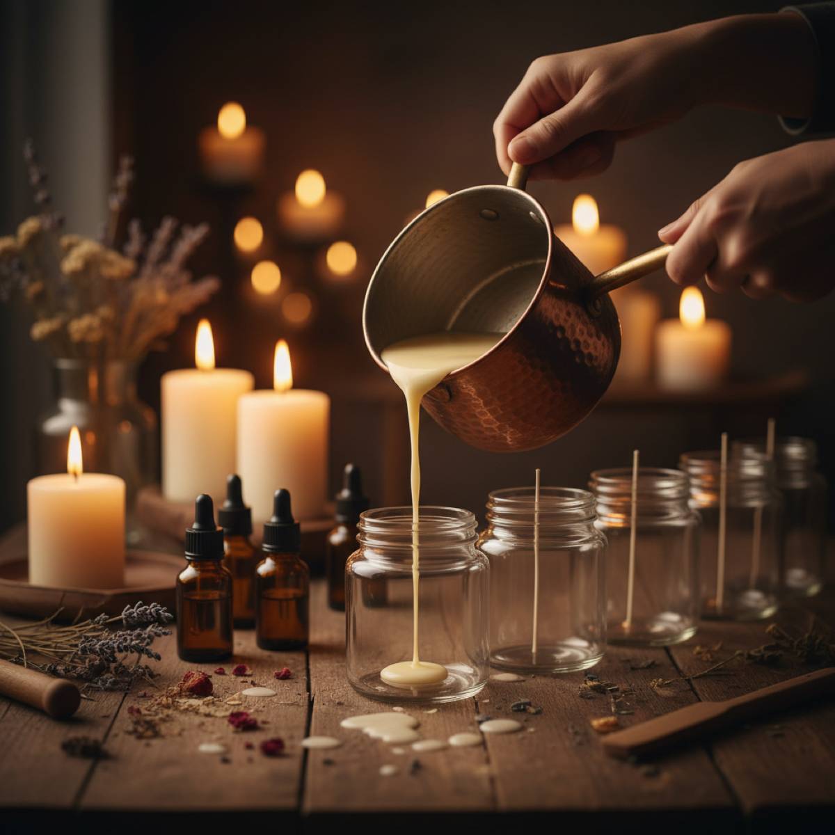 Atelier de bougies
